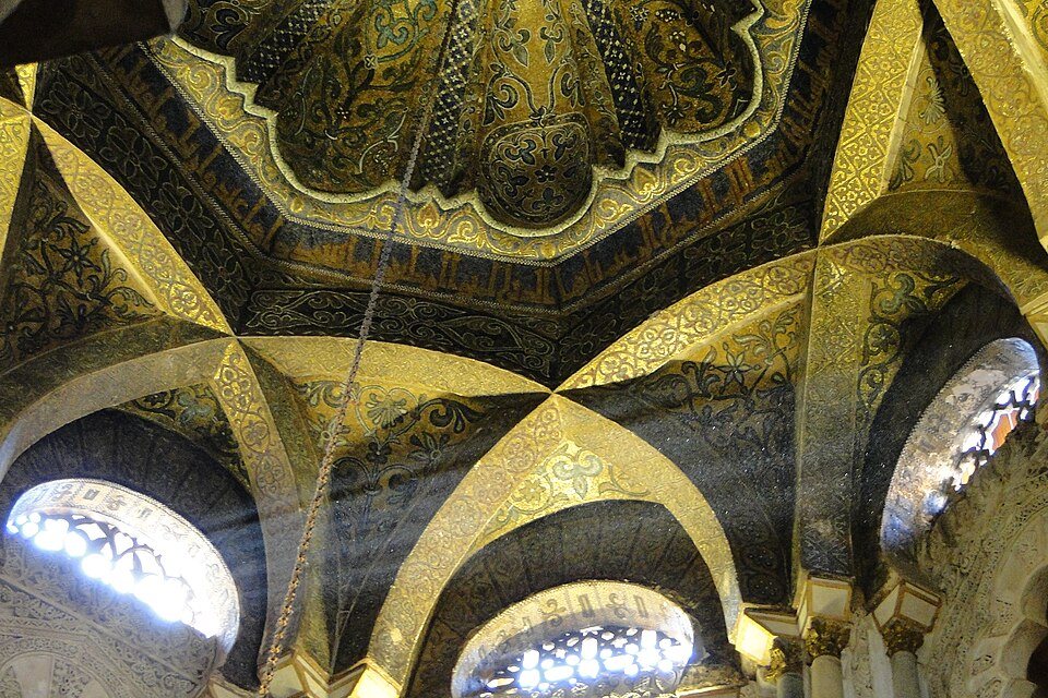 Ceiling of the Mihrab (Prayer Niche) Mezquita Cordoba Spain 01