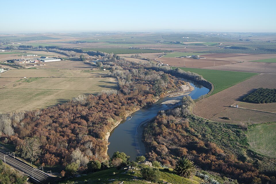 The Guadalquivir below the castle at Almodóvar
